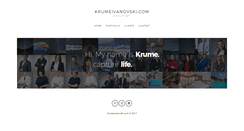 Desktop Screenshot of krumeivanovski.com